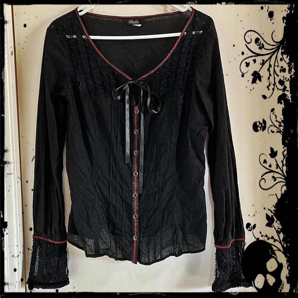 🖤 Blacklist Goth Blouse 🖤
